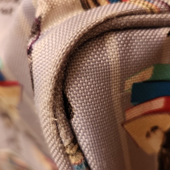 Betsey Johnson Gray French Bulldog Insulated Lunchbag - Picture 7 of 9